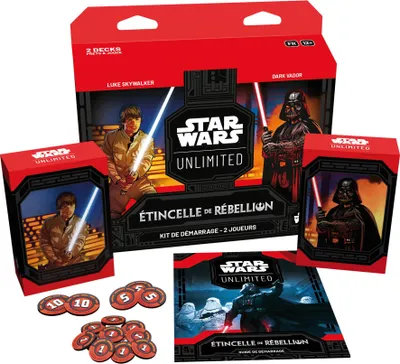 Image de Asmodee - FFG – Star Wars Unlimited – Starter Set – Rebellion Funken, jeux de société, jeux de cartes à collectionner France