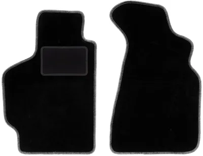 Zdjęcie produktu dla Wielganizator dywaniki welurowe LUX przednie do Toyota Celica V cabrio, coupe, liftback (1989-1993) - czarne dywaniki samochodowe BASIC komplet (2 szt.)