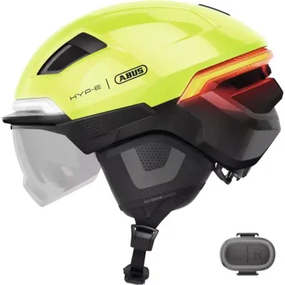 Zdjęcie produktu dla Kask Abus HYP-E ACE miejski na rower żółty sygnałowy wielkość L (57-61 cm) 45215