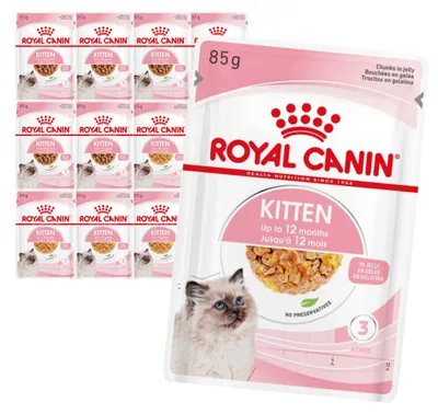 Zdjęcie produktu dla Royal Canin FHN Kitten Instinctive 12x85g Karma Mokra W Sosie i Galaretce Dla Kociąt Do 12 Miesiąca Życia