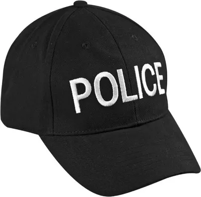 Produktbild von Mütze Cappy Police  verstellbar für Erwachsene Karneval Fasching