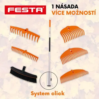 Obrázok produktu pre Hliníková rukoväť FESTA 100 cm click (D)
