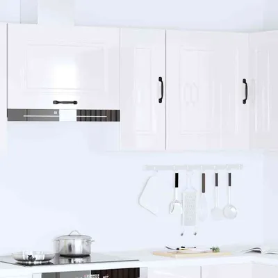 Produktbild von "Winterschlussverkauf "Sideboard Küche Moderne - CLORIS - Buffetschrank - Küchen-Hängeschrank Kalmar Hochglanz-Weiß Holzwerkstoff - DEMöbel5518247