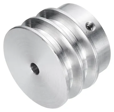 V-Typ Riemenscheibe 5 mm Bohrung 40 mm AD Doppelnut Alu