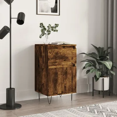 Obrázek produktu pro vidaXL Příborník Kouřový dub 40x35x70 cm Dřevěná konstrukce