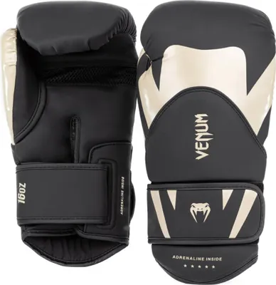 Image de Venum Challenger 4.0 Gants de Boxe Noir Beige Poids 10 oz