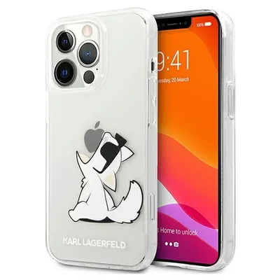 Produktbild von Handyhülle Karl Lagerfeld iPhone 13 Pro Max Hardcase Cover Katze transparent