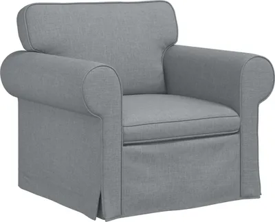 Produktbild von vidaXL Sofa Hellgrau 95 x 82 x 80 cm Stoff