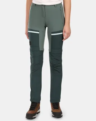 Imagen del producto de Pantalón desmontable KILPI HOSIO-W YL0403KI, color verde oscuro, talla: 34