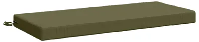Image de Coussin de banc SOEST, 100 % polyester, vert olive, 110 x 50 x 8 cm