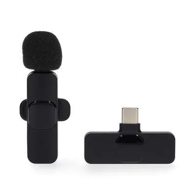 Immagine prodotto di Mikrofon Nedis MICW110BK, USB-C, juhtmevaba