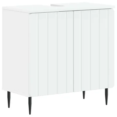 Produktbild von vidaXL Waschbeckenschrank ZWOLLE Weiß 59,5 x 31,5 x 59 cm