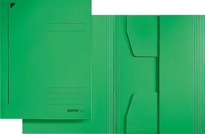 Produktbild von Jurismappe A4 320g/qm Karton grün Packung mit 25 Stück