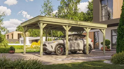 Produktbild von Carport 609, Schneelast 3kN/m² B x T x H 325 x 622 x 240