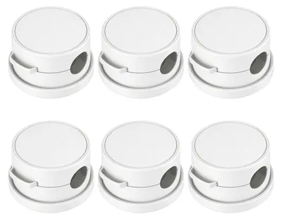 Produktbild von 6 Stück magnetische Kabelclips, Kabelhalter, Organizer, Kabelmanagement-Zubehör für Büro, Auto, Schreibtisch, Nachttisch, Computer