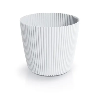 Produktbild von Prosperplast Blumentopf MILLY ROUND Weiß 12,9 cm