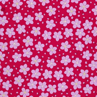 Immagine prodotto di OUTDOOR DEKOSTOFFE OXFORD - Motivo a fiori su sfondo rosa