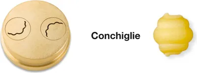 Produktbild von Imperia - Bronze-Matrize 292 für Muscheln für die Nudelmaschine Home Chef