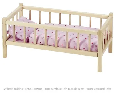 Produktbild von Goki Puppenbett, Puppenhausbett/-Babybett, 3 Jahr(e)
