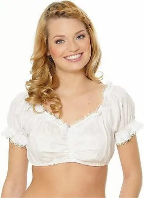 Produktbild von Dirndlbluse Winter 43800-1 weiß 32