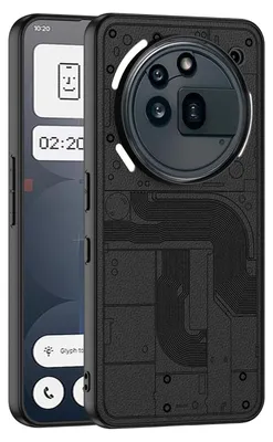 Obrázek produktu pro Pro Nothing Phone 3a Pro – ochranné pouzdro GKK Skin Feel Design z umělé kůže, černé