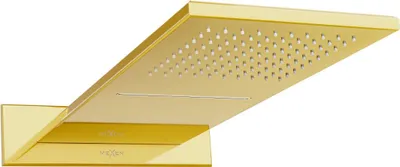 Immagine prodotto di Mexen Waterfall soffione slim 50 x 22 cm, oro - 79190-50