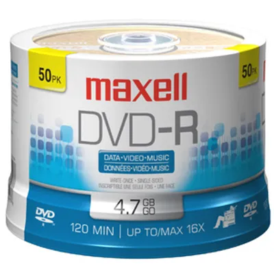Produktbild von Maxell DVD+R 4.7GB 50 Stück(e)
