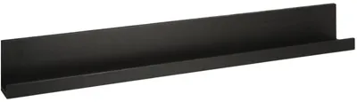 Produktbild von Wandregal schwarz MDF 58 cm x 6 cm x 6,8 cm