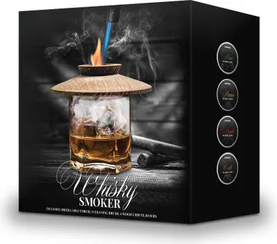Produktbild von WHISKY SMOKER Räucherset + Holzbesteck