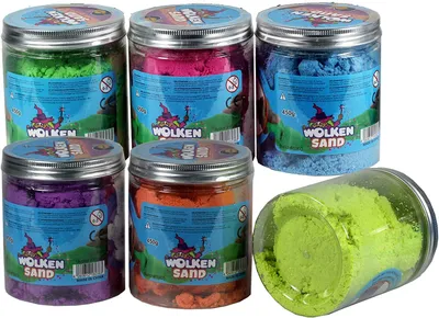 Produktbild von Wolkensand 6er Set - Spielsand zum Formen und Modellieren - Kreatives Spielen