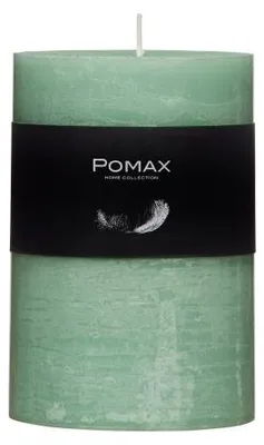 Produktbild von Pomax Candle Kerze aus Paraffinwachs, Hellaqua, Ø 7 x H 10 cm