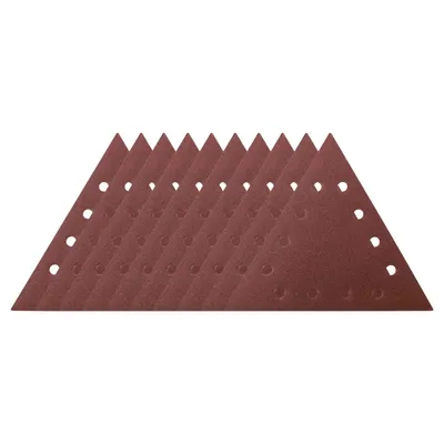 Produktbild von Scheppach Schleifpapier Dreieckig K 100 | Satz = 10 Stück | 280 x 280 x 280 mm