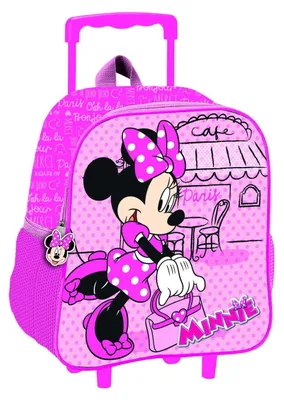 Produktbild von Disney Minnie Mouse Trolley-Rucksack für Kindergartenkinder 32 cm