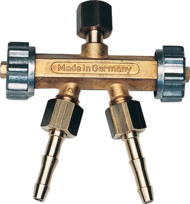 Produktbild von GCE Doppelabzweig Sauerstoff 3/8"