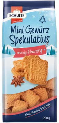 Obrázek produktu pro Schulte Mini Spiced Speculoos s vánočním kořením 200g