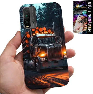 Zdjęcie produktu dla Etui Do Xiaomi Redmi 9T - Tir Pojazd Ciężarowy Plecki Obudowa Case