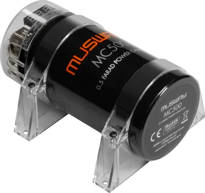 Obrázok produktu pre Musway MC500, Čierna, 500000 µF, 65 mm, 65 mm, 136 mm, 1 kusov