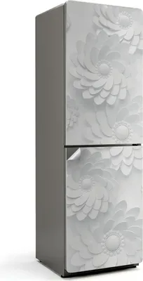 Zdjęcie produktu dla geometria trójkątów 3D - Naklejka na lodówkę - Naklejka na lodówkę - Dekoracja lodówki - Folia samoprzylepna na lodówkę - Dekoracja kuchni - 60x190 cm