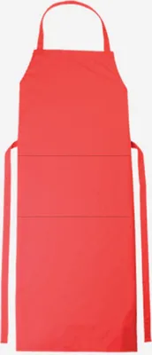 Produktbild von CG Workwear 00130-01 | Latzschürze Verona 110 x 75 cm - Waschbar bis 95 °C - Farbe: Red - Größe: 110 x 75 cm