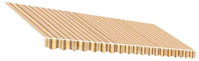 Produktbild von vidaXL Markisenbespannung Mehrfarbig Gestreift 4,5x3 m