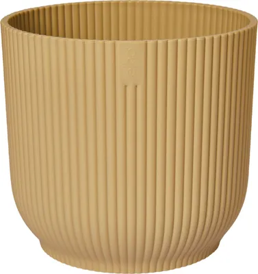 Produktbild von Übertopf Elho Vibes fold Kunststoff Ø 16,1 cm H 14,8 cm buttergelb