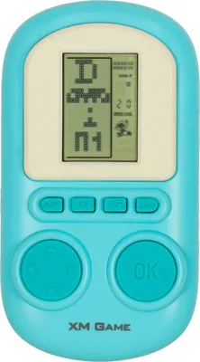 Produktbild von KIK KX3364 Tragbare Arcade-Spielkonsole, blau