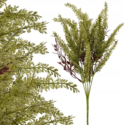Produktbild von Künstliche Blumen dichte grüne Blatt-Zweige 35cm Deko