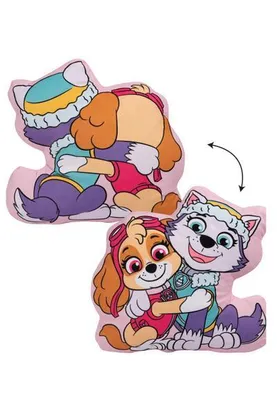 Produktbild von Kissen Paw Patrol - Skye & Everest (Rosa) ca. 35 cm