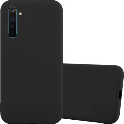 Immagine prodotto di Cadorabo custodia per Realme 6 PRO custodia protettiva in nero custodia per cellulare TPU custodia in silicone cover