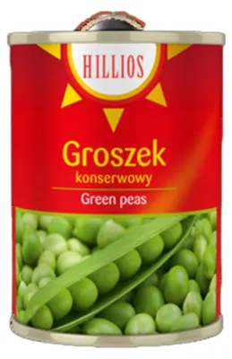 Zdjęcie produktu dla Groszek konserwowy 2650 ml Hillios