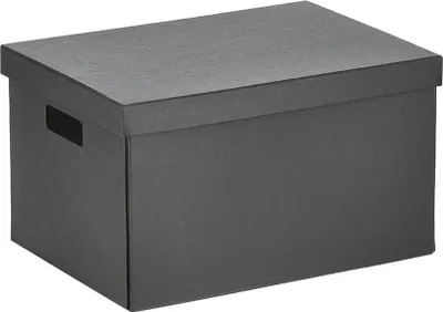 Produktbild von ZELLER PRESENT Aufbewahrungsbox 25x35x20cm schwarz