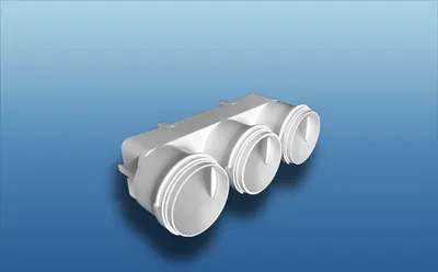 Produktbild von Adapterhülse für 125er Flachkanalsystem : Ø 63 System: Ø 63