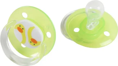 Immagine prodotto di Succhietto in silicone per neonati, senza BPA, lavabile e riutilizzabile, con tettarella morbida e uniforme