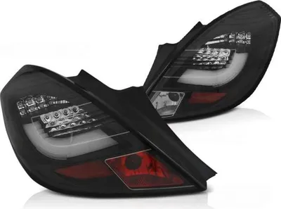 Obrázek produktu pro Zadní světla LED pro Opel Corsa D (3dveřový) rok 06-14 černá